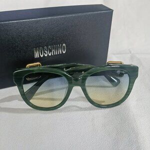 Moschino Green Gradient Sunglasses For Men And Women